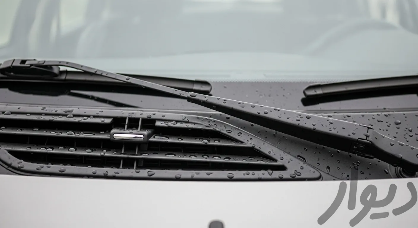 شبکه هواکش و برف پاک کن زیر شیشه جلو سمند مادپارت