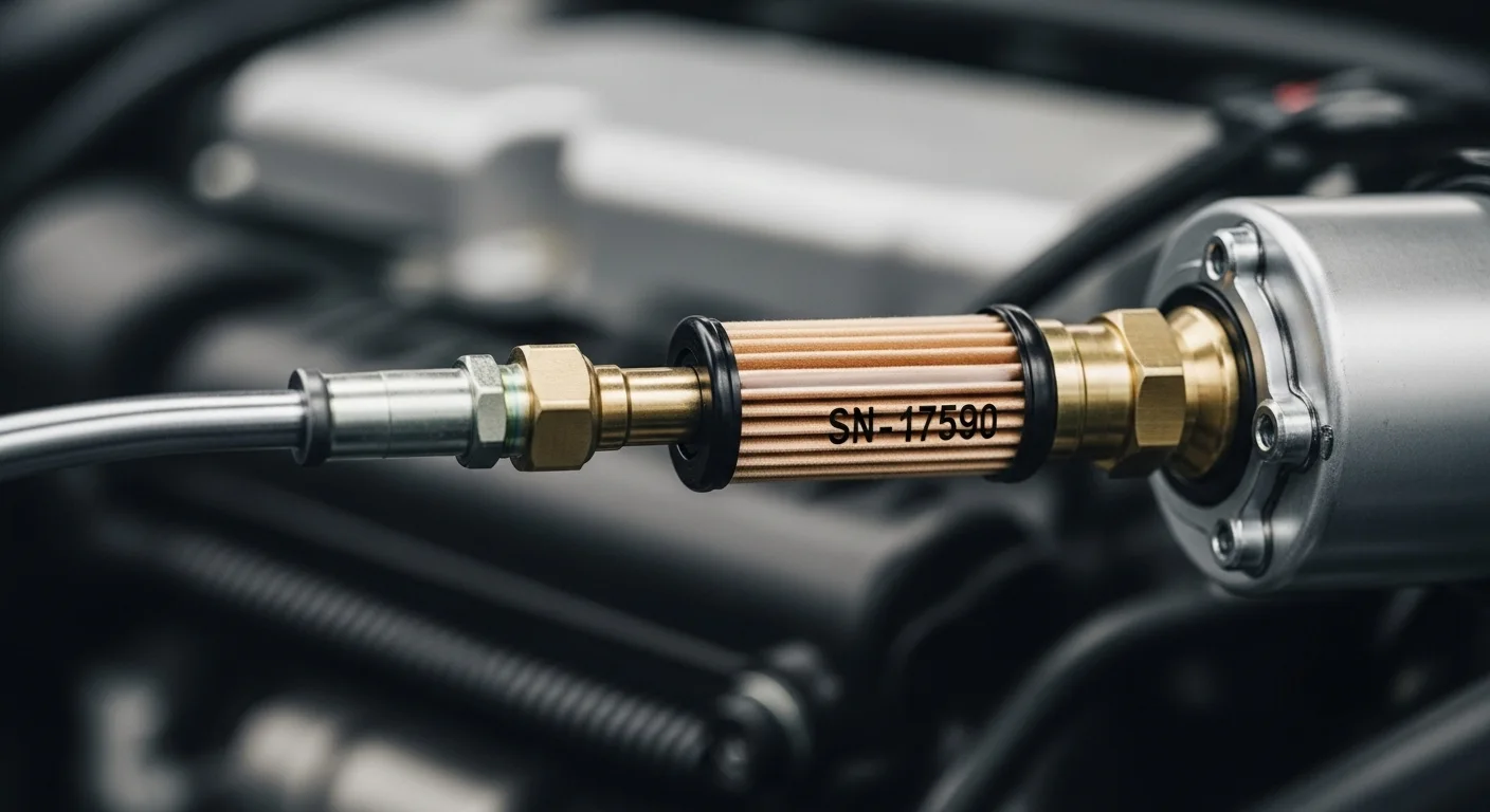 لوله رفت سوخت از پمپ به ریل تیبا صندوقدار فیلتر داخلی SN-17590